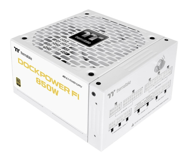 Thermaltake Dockpower FI 850W 80 Plus Gold modular ATX3.1 Gen5 Snow - 1608672 - zdjęcie 4